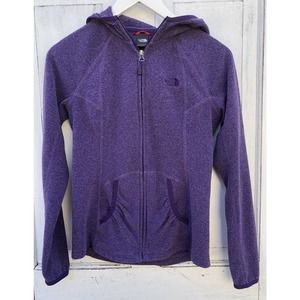 The North Face Polartec Classic Full Zip Purple Jacket Women’s SM Hooded